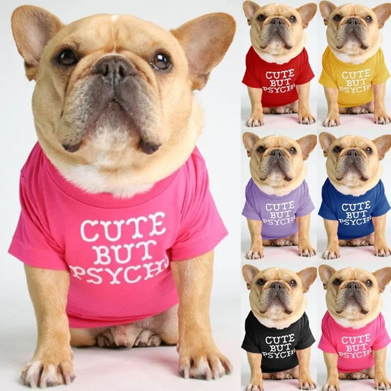 Wholesale Doggy Outfits Fashion Designer Summer Thin Shirt Apparel Pets Dog Clothes ForTeddy Small Medium Dog Clothing - Pup Confort Store