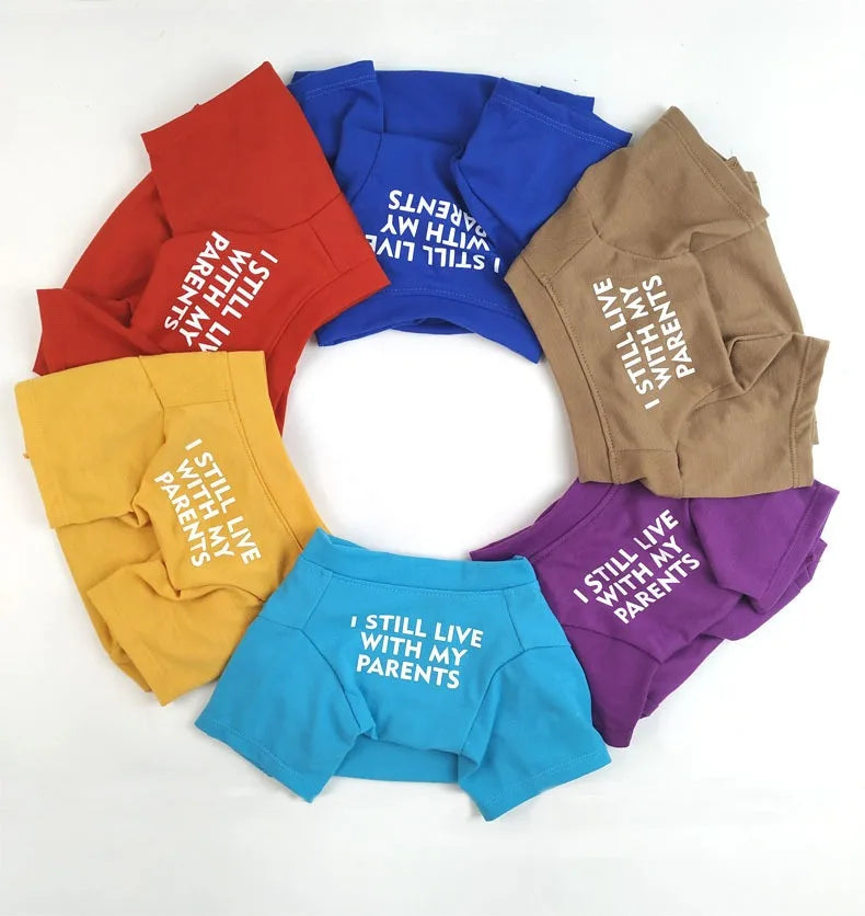 Wholesale Doggy Outfits Fashion Designer Summer Thin Shirt Apparel Pets Dog Clothes ForTeddy Small Medium Dog Clothing - Pup Confort Store