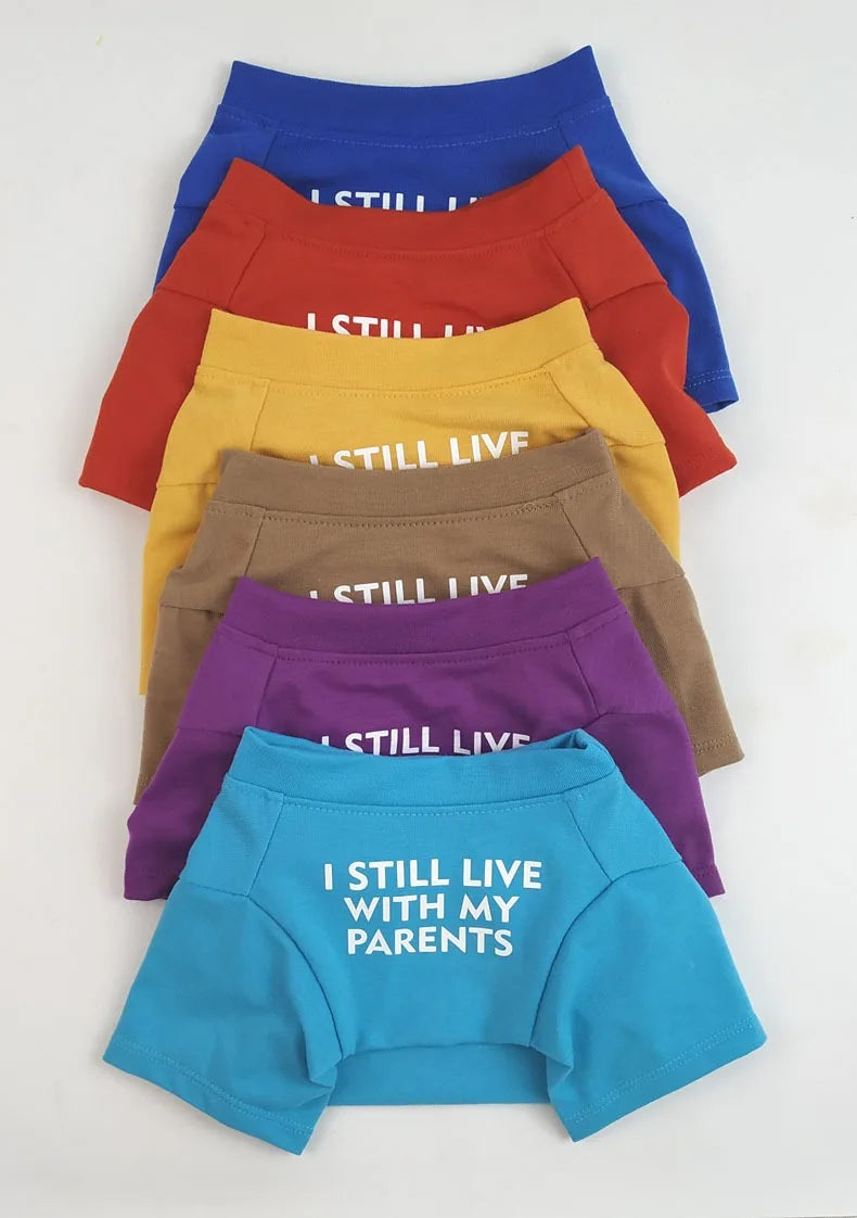 Wholesale Doggy Outfits Fashion Designer Summer Thin Shirt Apparel Pets Dog Clothes ForTeddy Small Medium Dog Clothing - Pup Confort Store