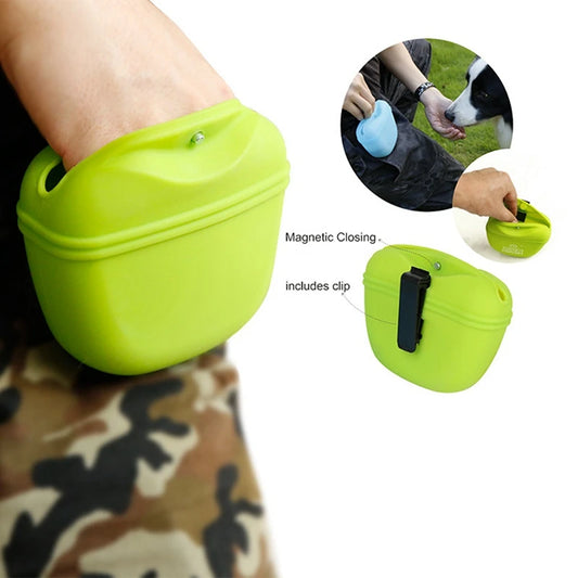 Portable Silicone Dog Treat Pouch – Clip & Train Anywhere - Pup Confort Store