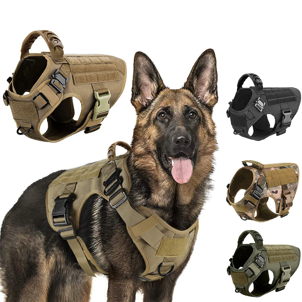 Tactical Dog Harness β Secure, Adjustable & Field-Ready - Pup Confort Store