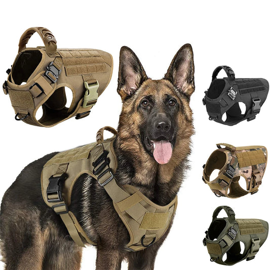 Tactical Dog Harness – Secure, Adjustable & Field-Ready - Pup Confort Store