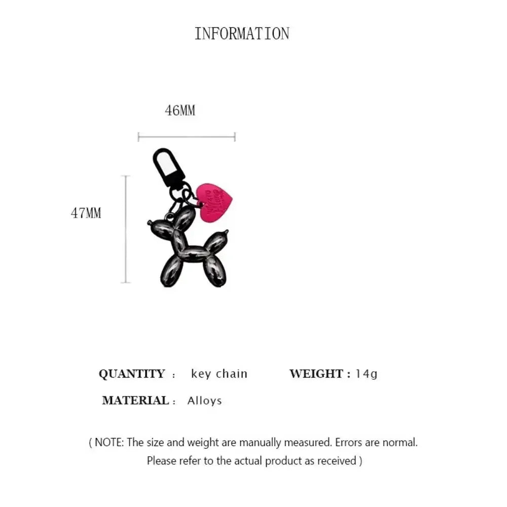 Balloon Dog Keychain โ Cute & Stylish Metal Charm - Pup Confort Store
