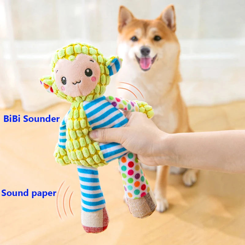 Interactive Plush Animal Toy β Squeaky & Bite-Resistant Fun - Pup Confort Store