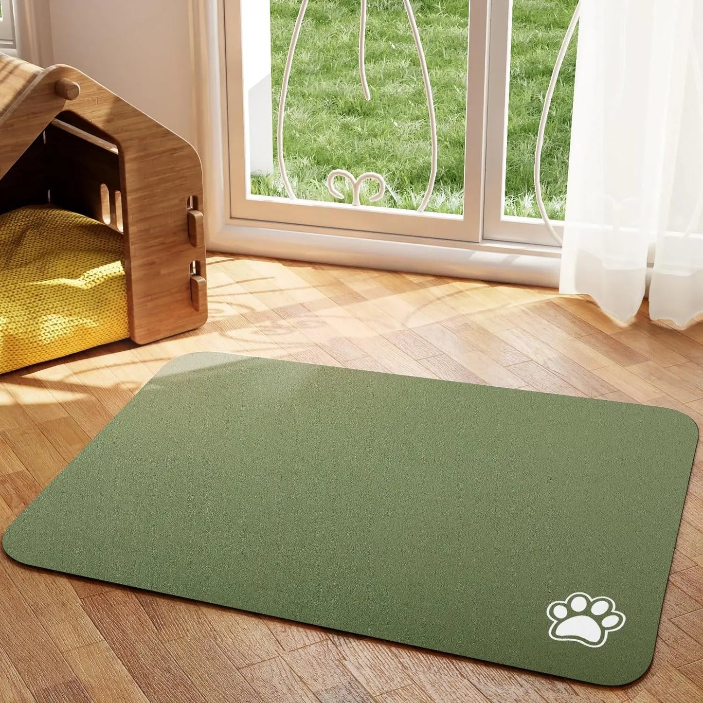 Quick-Dry Pet Feeding Mat ā No Mess, No Stress - Pup Confort Store