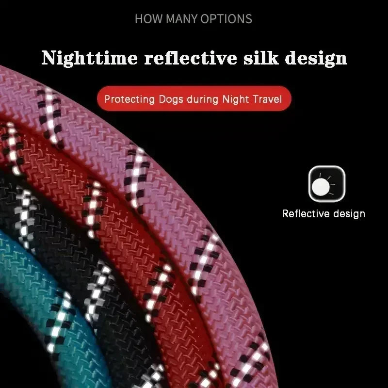 Reflective Dog Leash with Padded Handle - Durable Dual Traction Rope for Strong Dogs - Boost Safety and Control - Pup Confort Store