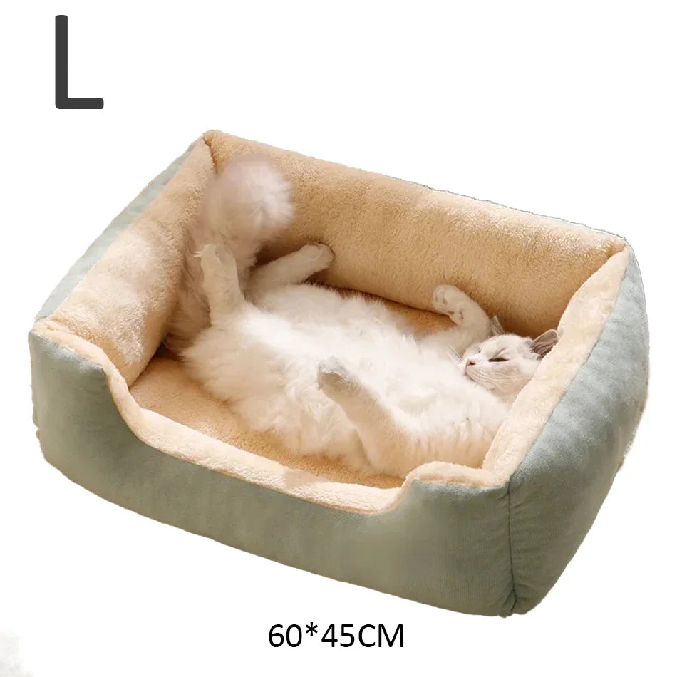 Bed for Cats Pet Products Cushions Kitten Goods Accessories Dog All Houses Supplies Things Accessory Habitats Basket House Beds - Pup Confort Store