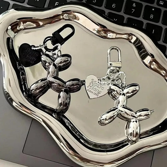 Balloon Dog Keychain – Cute & Stylish Metal Charm - Pup Confort Store