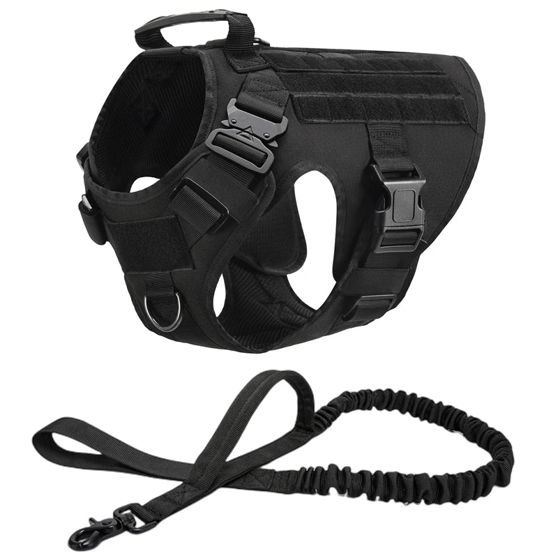 Tactical Dog Harness & Leash Set β Built for Control & Adventure - Pup Confort Store