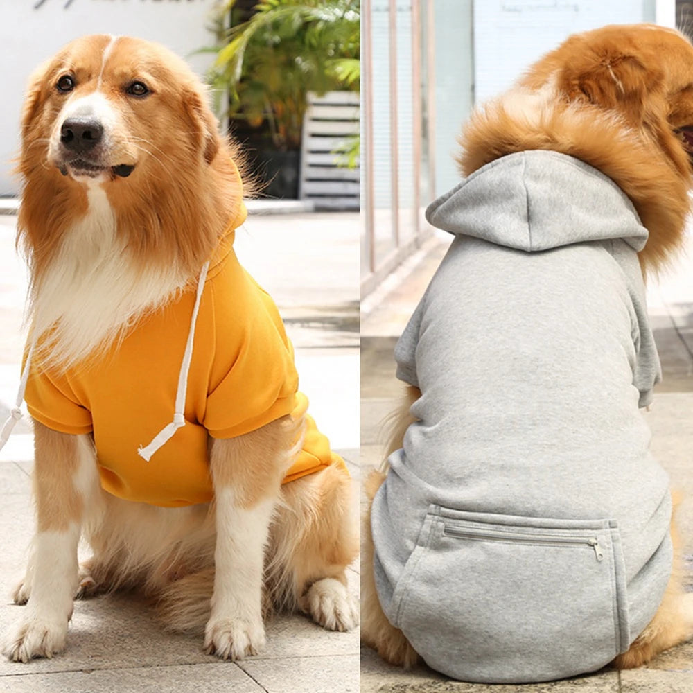 Dog Hoodies Fall Dog Puppy Sweatshirt Soft Warm Sweater Winter Hooded Clothes for Small Medium Large Dogs Cats - Pup Confort Store