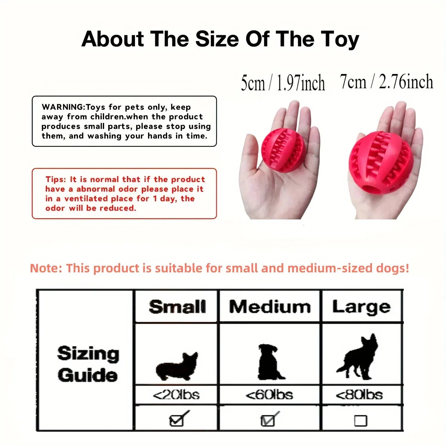 Dog Toy Ball, Nontoxic Bite Resistant Toy Ball for Pet Dogs Puppy Cat, Dog Pet Food Treat Feeder Chew Tooth Cleaning Ball - Pup Confort Store