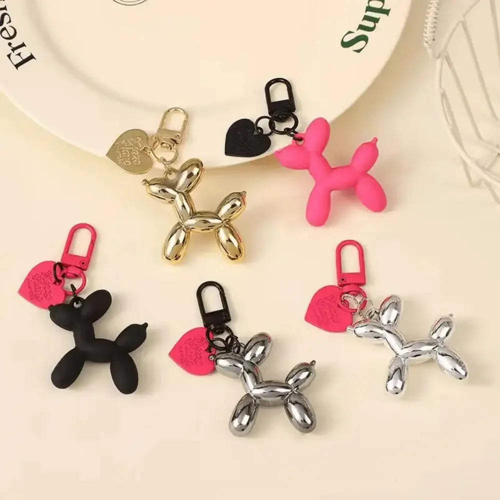 Balloon Dog Keychain โ Cute & Stylish Metal Charm - Pup Confort Store