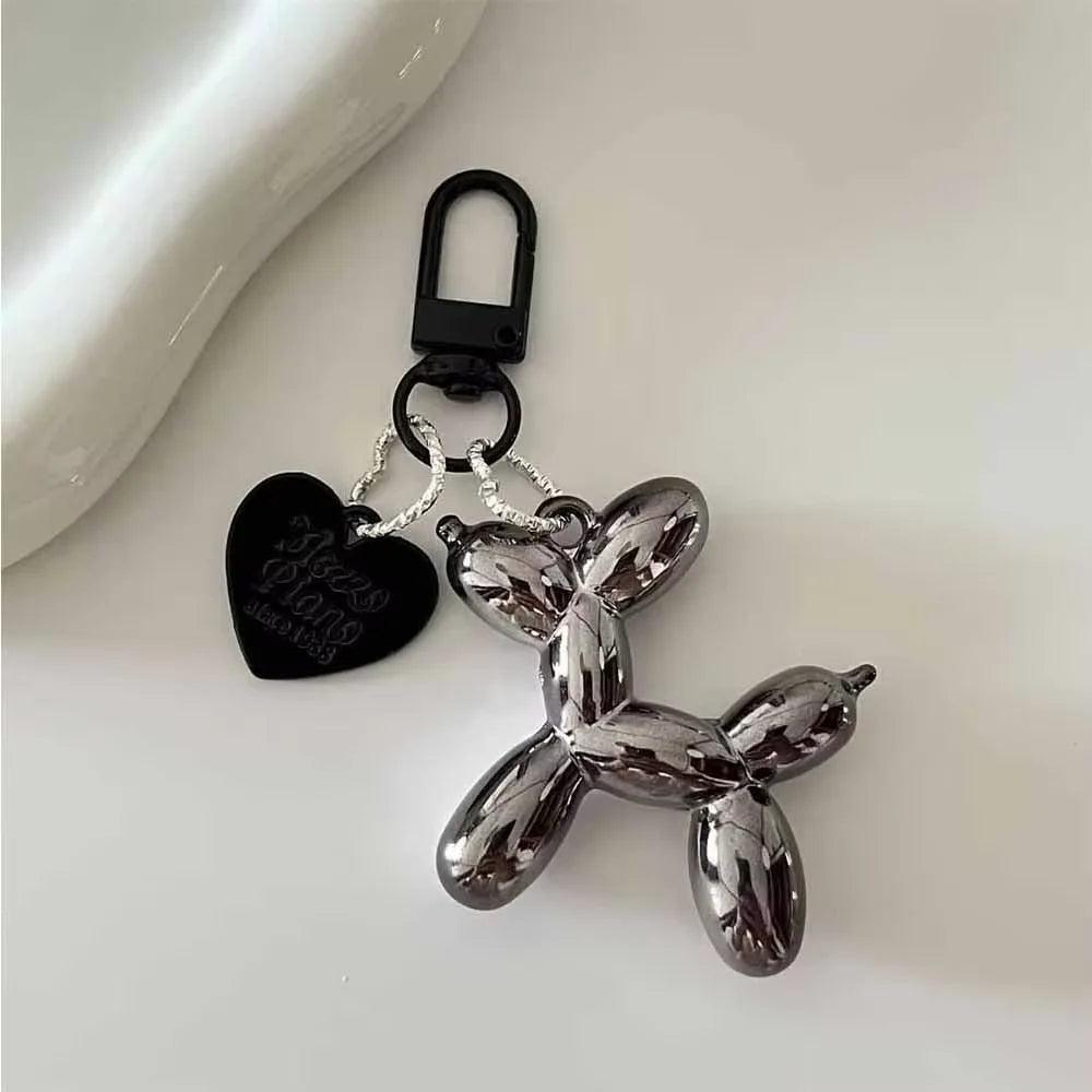 Y2K Balloon Dog Keychain Models for Girls Sweet Ins Style Balloon Dog Phone Chain Key Buckle Accessories Bag Pendant Toys New - Pup Confort Store