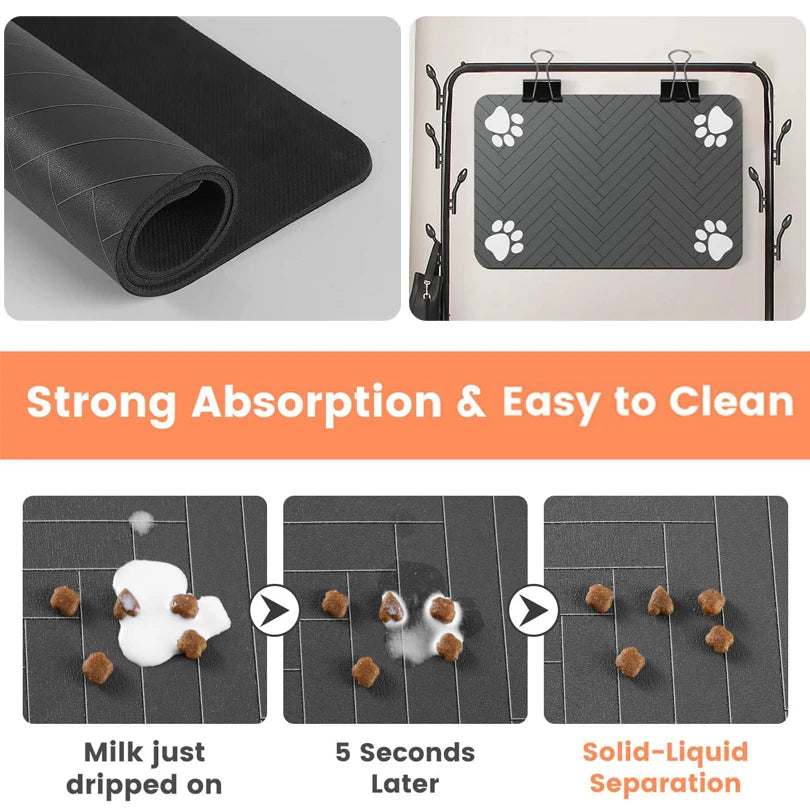 Waterproof Pet Feeding Mat – No Mess, No Stress - Pup Confort Store
