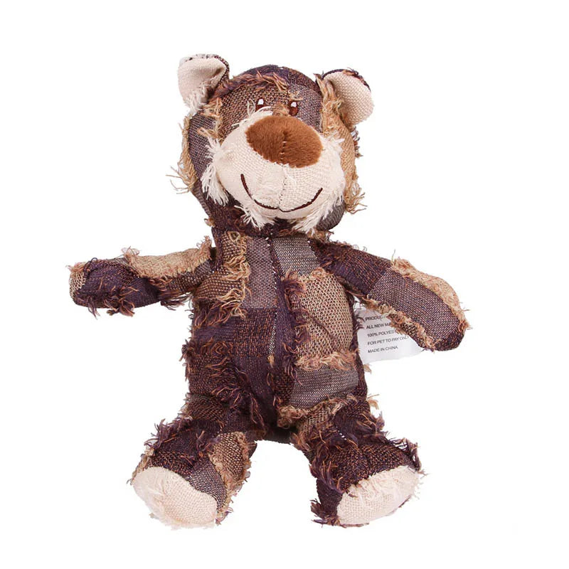 Squeaky Teddy Bear Dog Toy β Fun & Dental Care - Pup Confort Store
