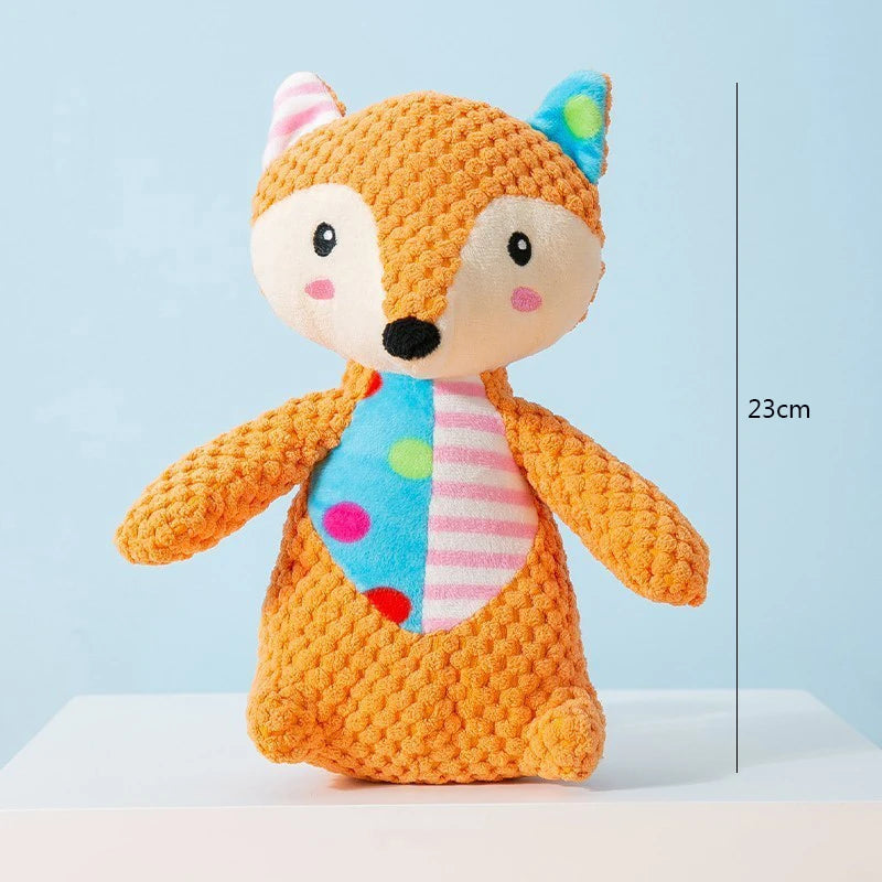 Interactive Plush Animal Toy β Squeaky & Bite-Resistant Fun - Pup Confort Store