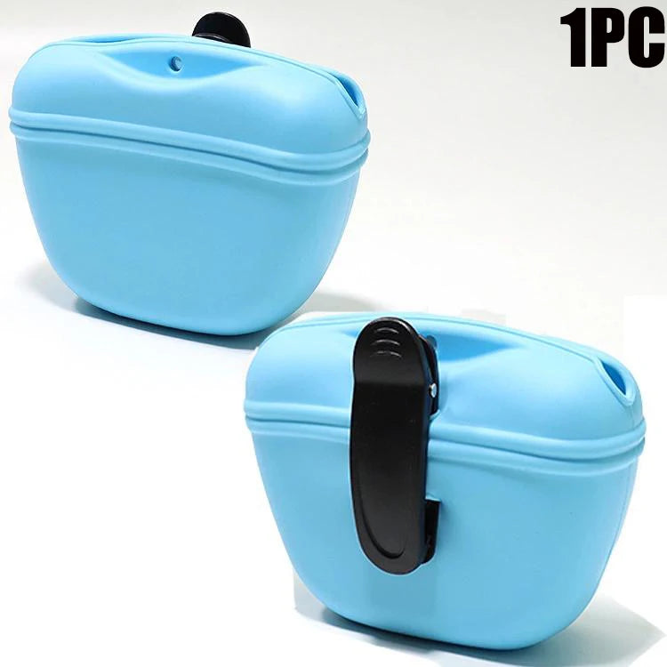 Portable Silicone Dog Treat Pouch β Clip & Train Anywhere - Pup Confort Store