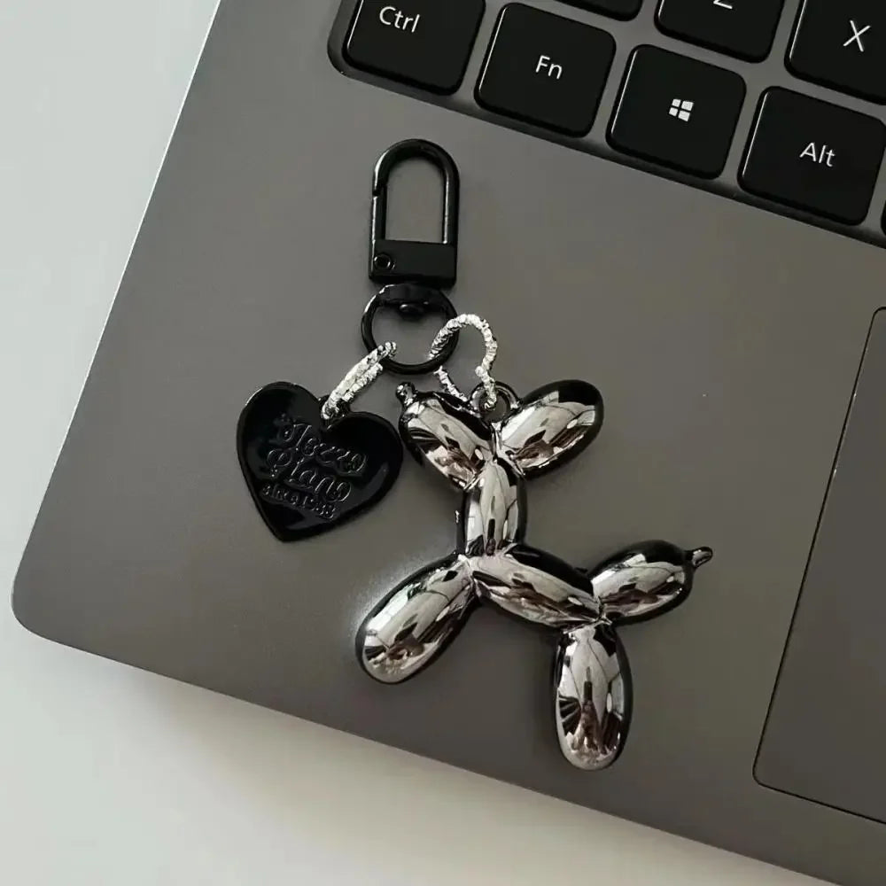 Balloon Dog Keychain โ Cute & Stylish Metal Charm - Pup Confort Store