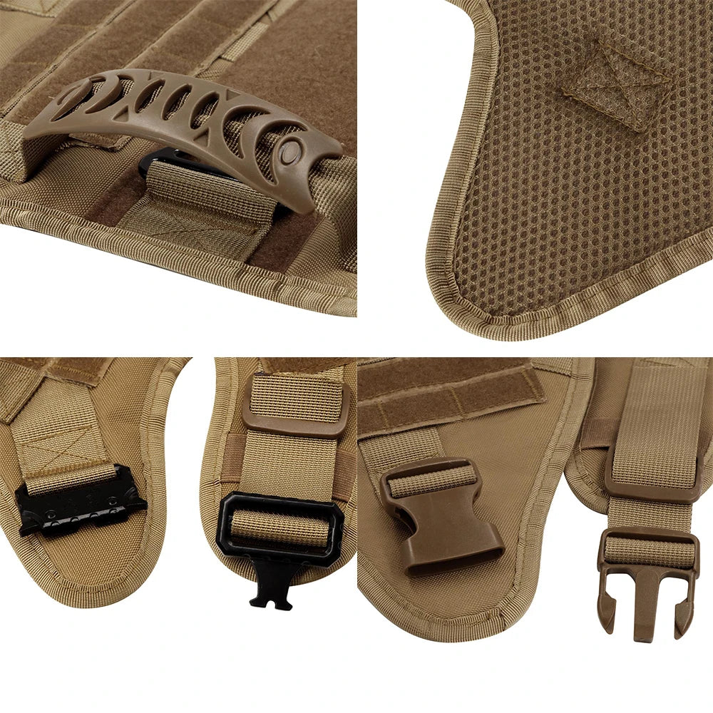 Tactical Dog Harness β Secure, Adjustable & Field-Ready - Pup Confort Store