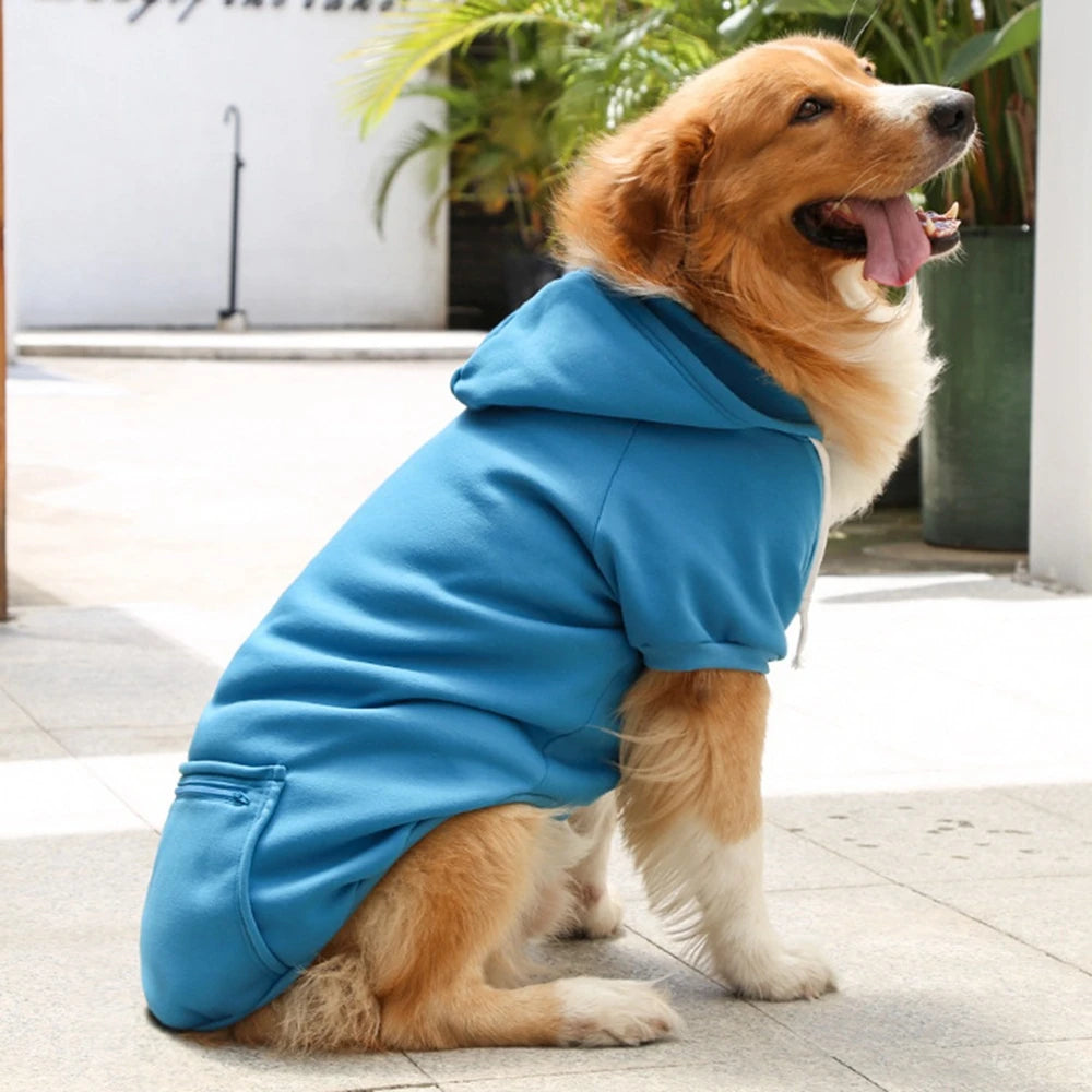 Dog Hoodies Fall Dog Puppy Sweatshirt Soft Warm Sweater Winter Hooded Clothes for Small Medium Large Dogs Cats - Pup Confort Store