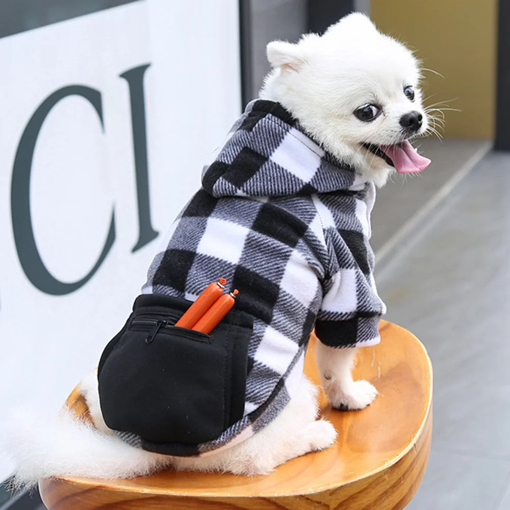 Dog Hoodies Fall Dog Puppy Sweatshirt Soft Warm Sweater Winter Hooded Clothes for Small Medium Large Dogs Cats - Pup Confort Store