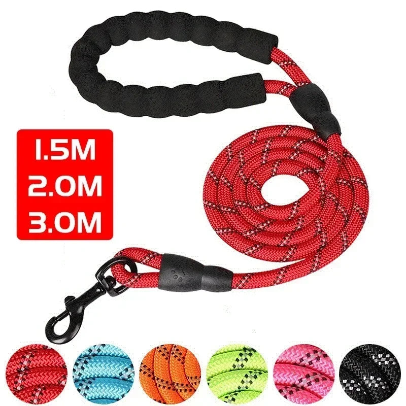 Reflective Dog Leash with Padded Handle - Durable Dual Traction Rope for Strong Dogs - Boost Safety and Control - Pup Confort Store