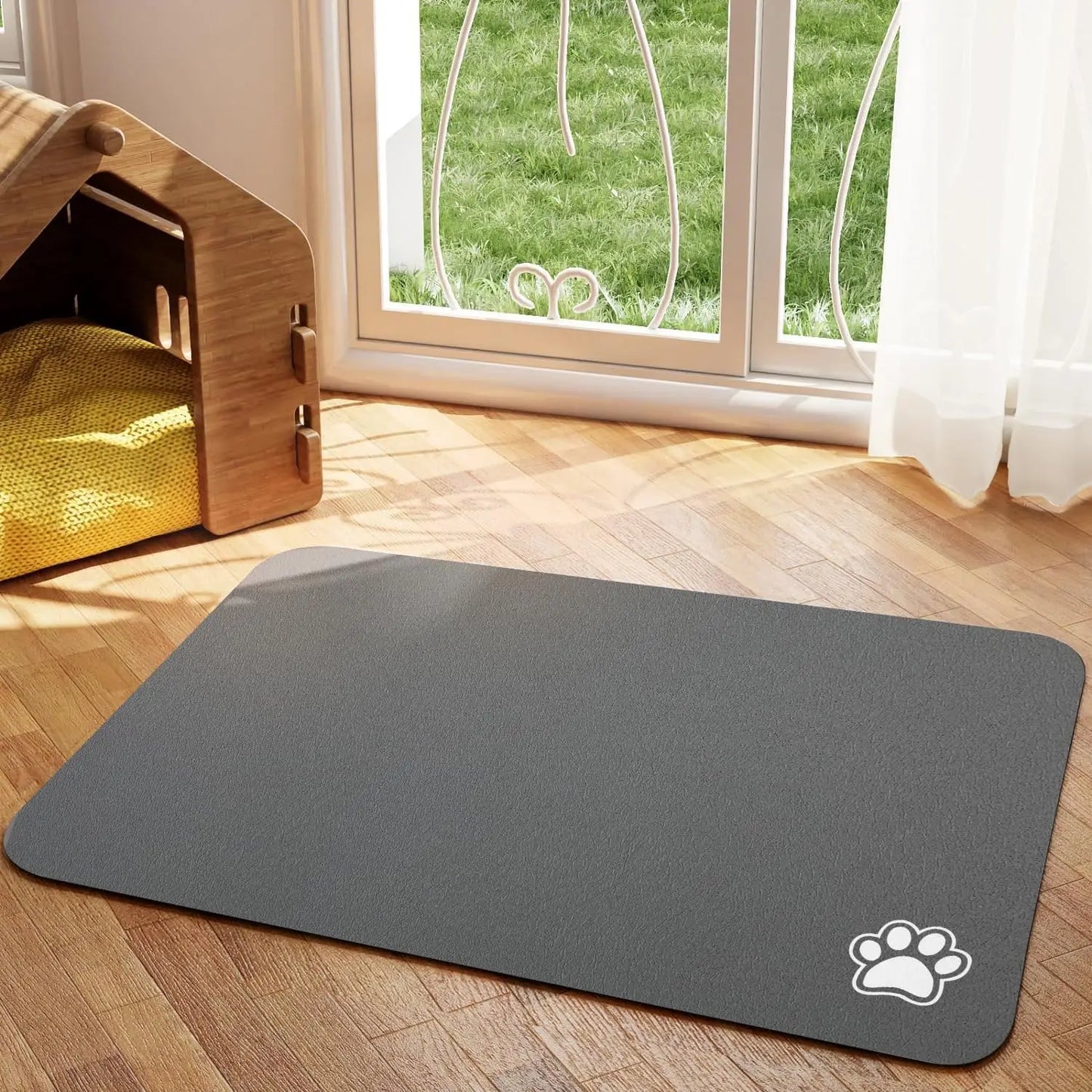 Quick-Dry Pet Feeding Mat – No Mess, No Stress - Pup Confort Store