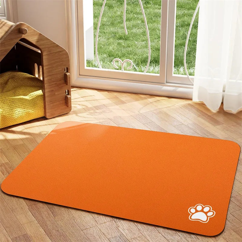 Quick-Dry Pet Feeding Mat – No Mess, No Stress - Pup Confort Store