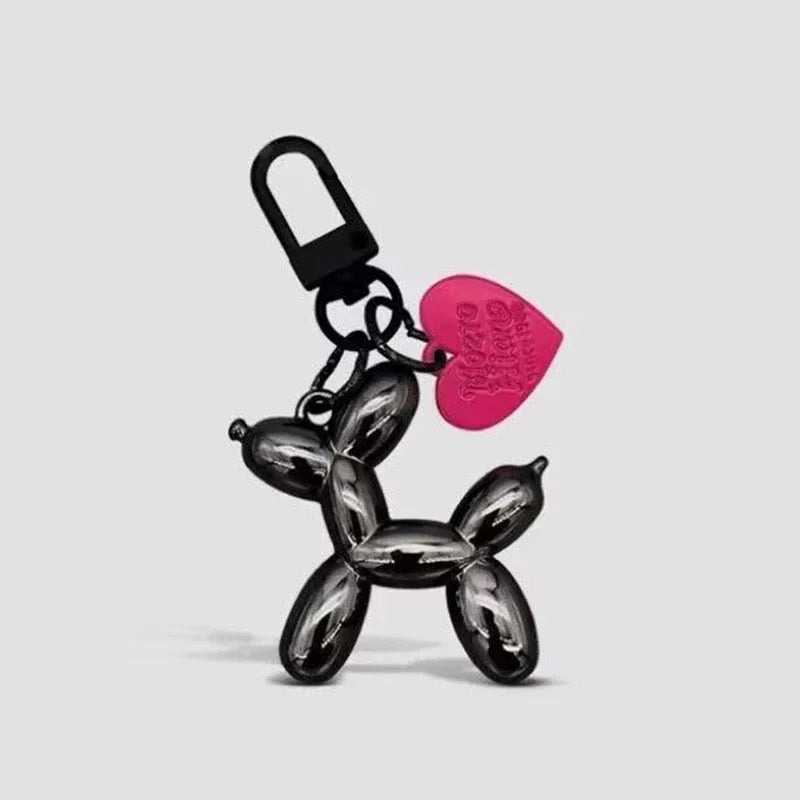Y2K Balloon Dog Keychain Models for Girls Sweet Ins Style Balloon Dog Phone Chain Key Buckle Accessories Bag Pendant Toys New - Pup Confort Store