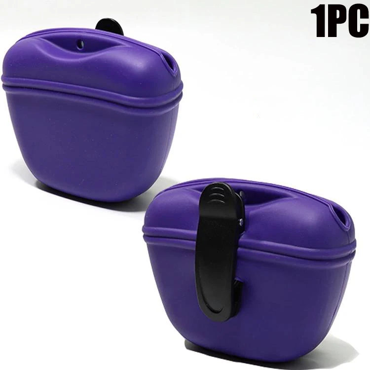 Portable Silicone Dog Treat Pouch – Clip & Train Anywhere - Pup Confort Store