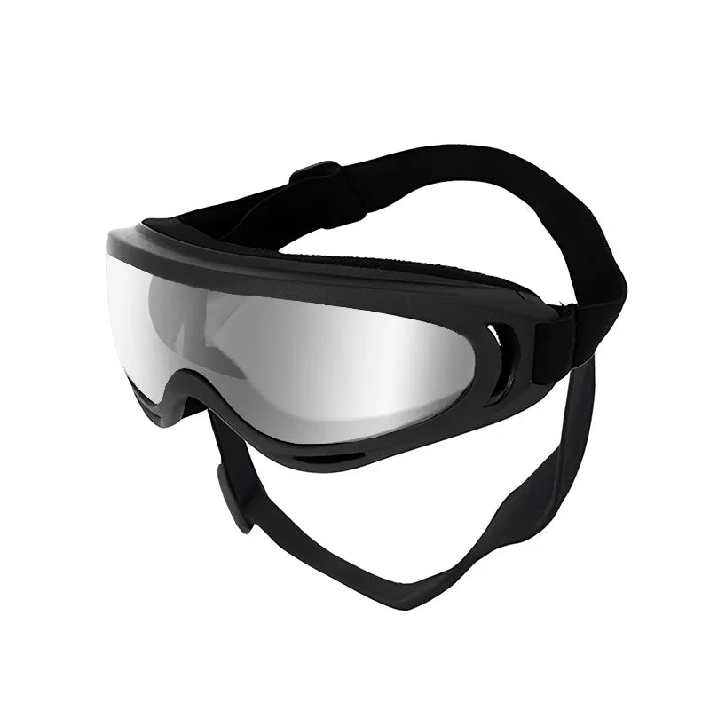 All-Black Adjustable Dog Goggles – UV Protection & Style - Pup Confort Store