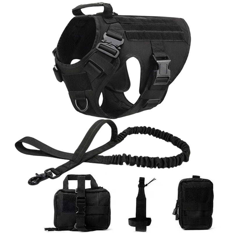 Tactical Dog Harness & Leash Set – Built for Control & Adventure - Pup Confort Store