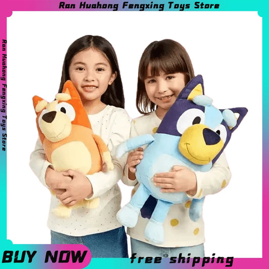 17/28cm Bluey & Bingo Family Plush Toys - Cartoon Dog Stuffed Animals, Soft Plush Dolls, Perfect For Birthday & Christmas Gifts - Pup Confort Store