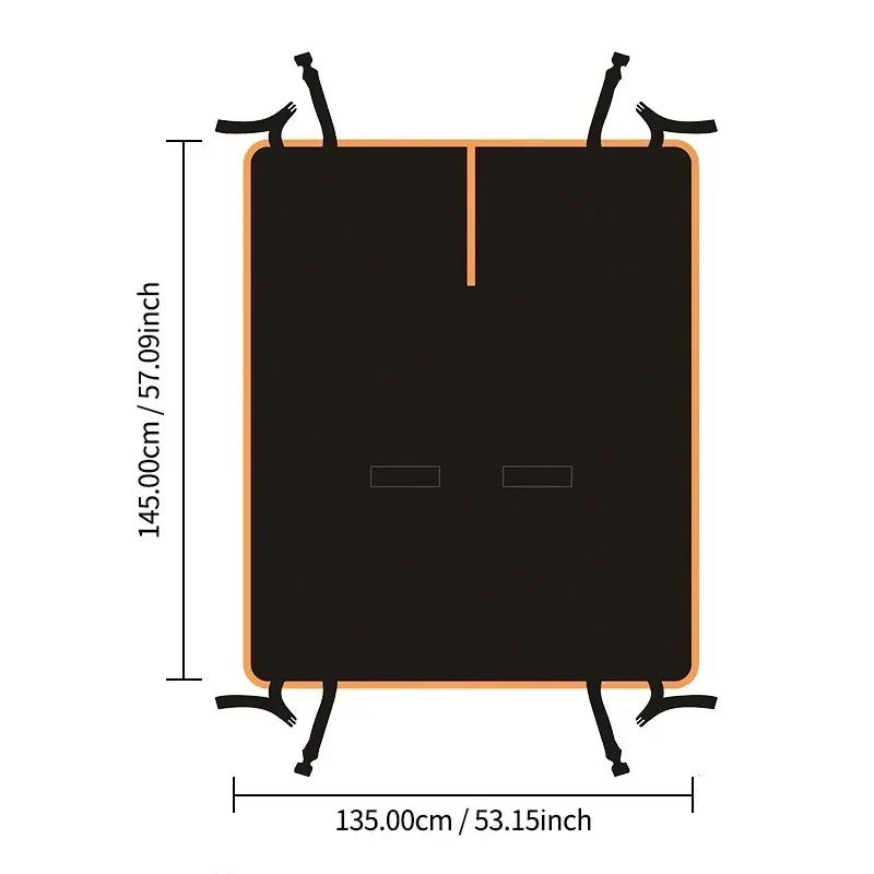 Dog Car Seat Cover for Back Seat,Oxford Cloth Durable Scratchproof Dog Hammock,Pet Seat Cover Protector for Cars,Trucks and SUVs - Pup Confort Store