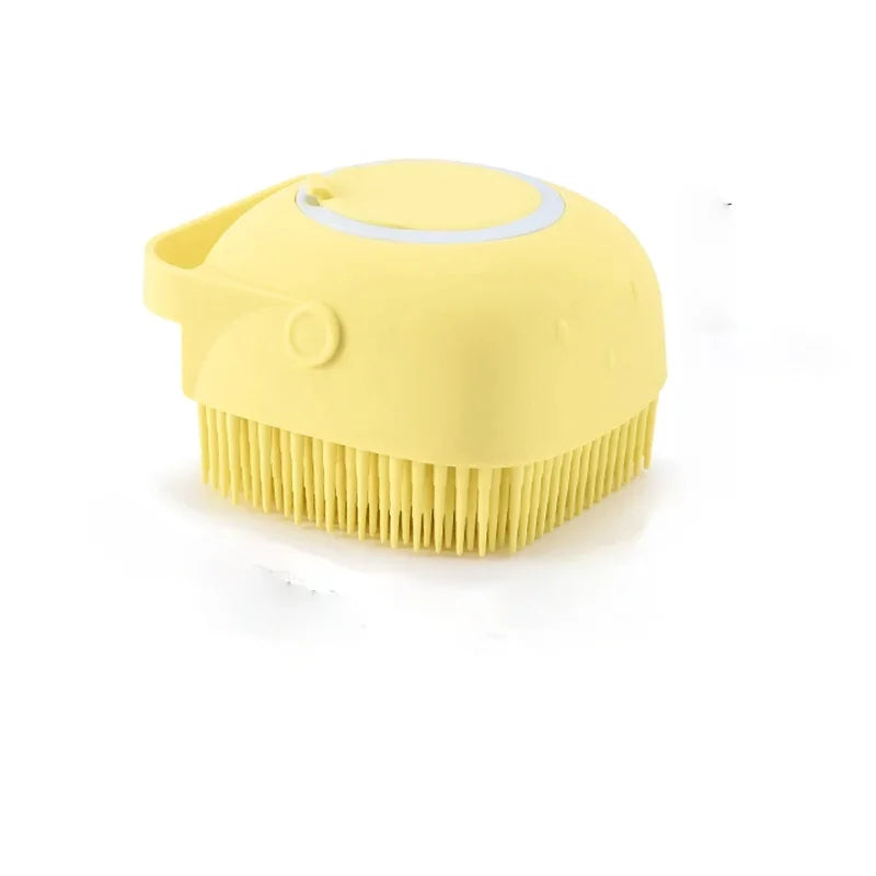 Silicone Pet Bath Brush – Gentle, Soapy & Fun Wash - Pup Confort Store