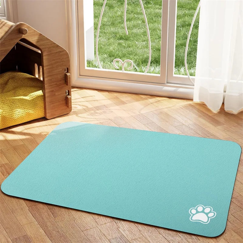 Quick-Dry Pet Feeding Mat – No Mess, No Stress - Pup Confort Store