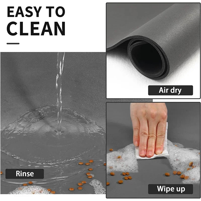 Quick-Dry Pet Feeding Mat – No Mess, No Stress - Pup Confort Store