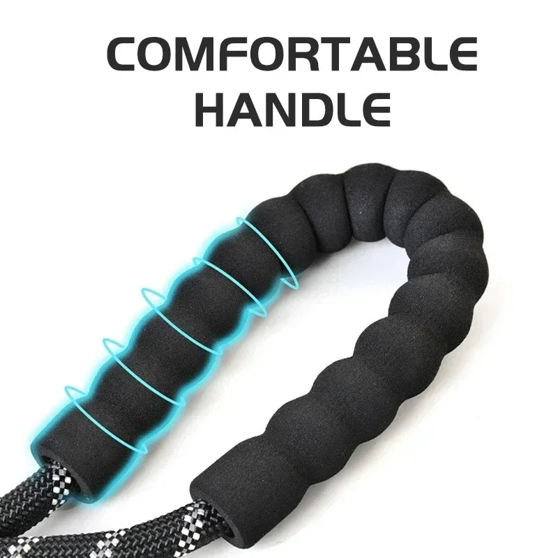 Reflective Dog Leash with Padded Handle - Durable Dual Traction Rope for Strong Dogs - Boost Safety and Control - Pup Confort Store