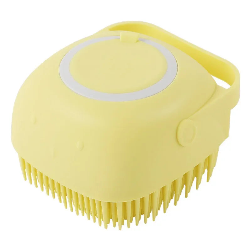 Silicone Pet Bath Brush – Gentle, Soapy & Fun Wash - Pup Confort Store