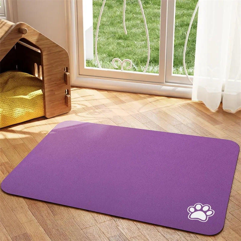 Quick-Dry Pet Feeding Mat – No Mess, No Stress - Pup Confort Store