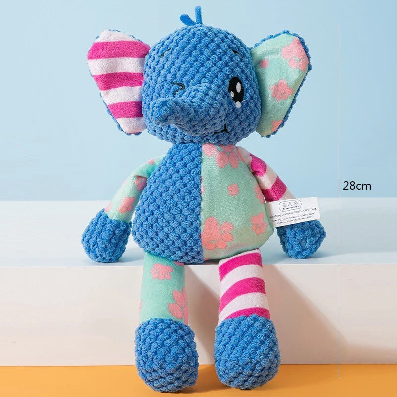 Interactive Plush Animal Toy – Squeaky & Bite-Resistant Fun - Pup Confort Store