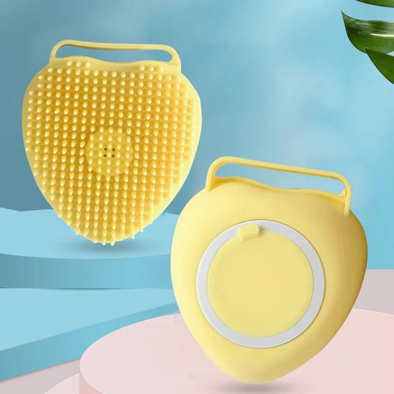 Silicone Pet Bath Brush – Gentle, Soapy & Fun Wash - Pup Confort Store