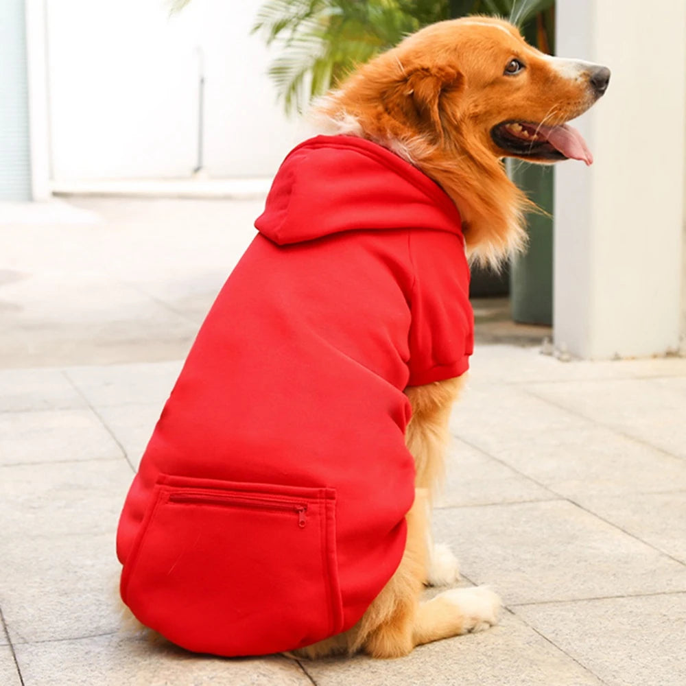 Dog Hoodies Fall Dog Puppy Sweatshirt Soft Warm Sweater Winter Hooded Clothes for Small Medium Large Dogs Cats - Pup Confort Store
