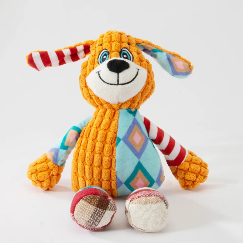 Interactive Plush Animal Toy – Squeaky & Bite-Resistant Fun - Pup Confort Store