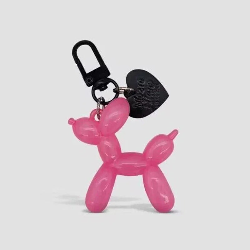 Y2K Balloon Dog Keychain Models for Girls Sweet Ins Style Balloon Dog Phone Chain Key Buckle Accessories Bag Pendant Toys New - Pup Confort Store