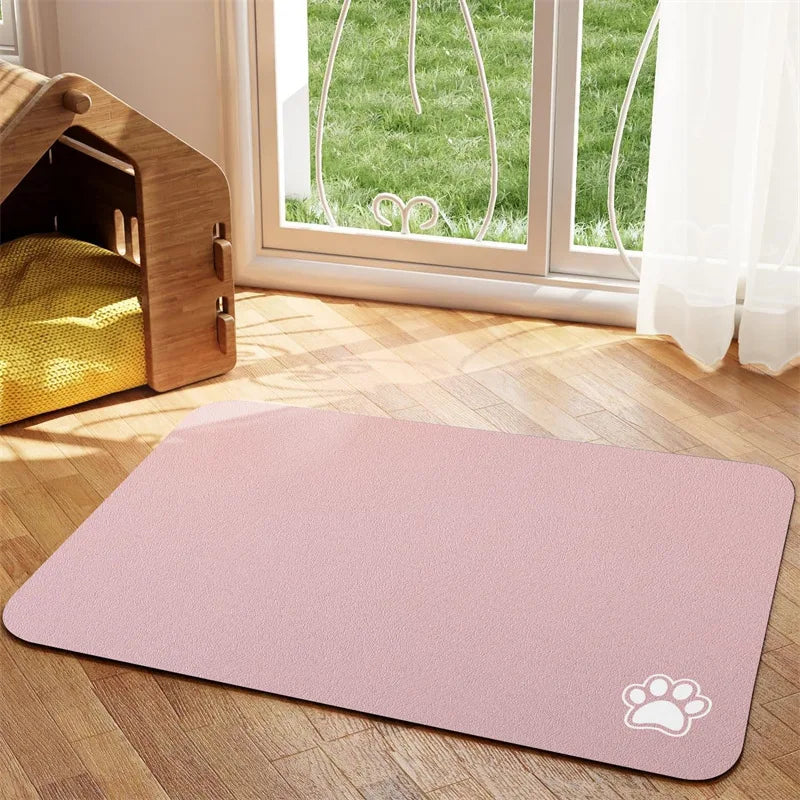 Quick-Dry Pet Feeding Mat – No Mess, No Stress - Pup Confort Store