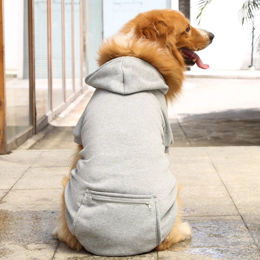 Dog Hoodies Fall Dog Puppy Sweatshirt Soft Warm Sweater Winter Hooded Clothes for Small Medium Large Dogs Cats - Pup Confort Store