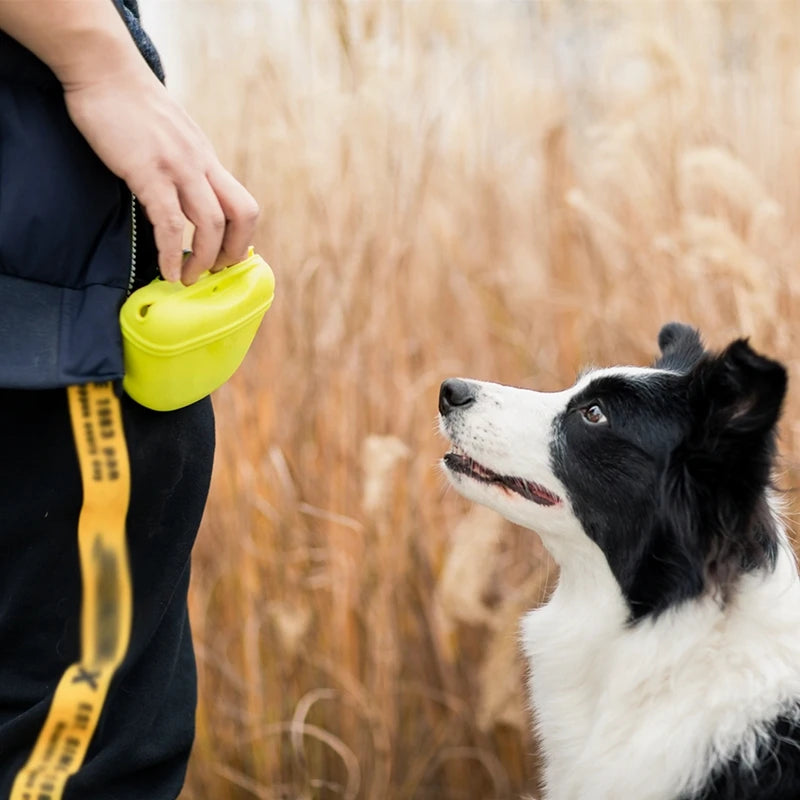 Portable Silicone Dog Treat Pouch – Clip & Train Anywhere - Pup Confort Store