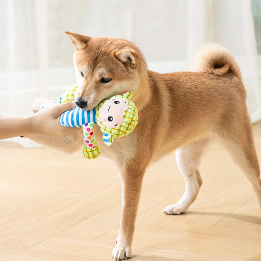 Interactive Plush Animal Toy – Squeaky & Bite-Resistant Fun - Pup Confort Store