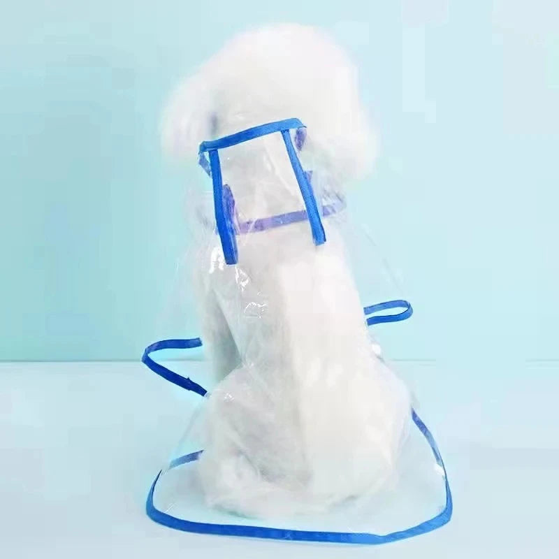 Transparent Hooded Dog Raincoat – Stay Dry, Look Cute, but I did use your description - Pup Confort Store